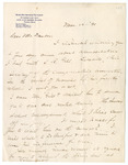 Letter: C.A. Thatcher to Paul Laurence Dunbar, Page 1 of 2 by Ohio History Connection and C. A. Thatcher