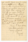 Letter: Maud Clark to Paul Laurence Dunbar, Page 4 of 4 by Ohio History Connection and Maud Clark