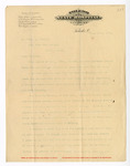 Letter: H.A. Tobey to Paul Laurence Dunbar, Page 1 of 2 by Ohio History Connection and H. A. Tobey