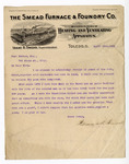 Letter: Isaac D. Smead to Paul Laurence Dunbar, Page 1 of 1 by Ohio History Connection and Isaac D. Smead