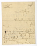 Letter: Unknown Sender (Dr. J.S. Wood & Co. Stationery) to Paul Laurence Dunbar, Page 1 of 2 by Ohio History Connection