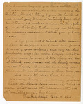Letter: Mrs. M.E. Clough to Paul Laurence Dunbar, Page 2 of 2 by Ohio History Connection and Mrs. M. E. Clough