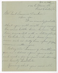 Letter: Maria Louise Brock to Paul Laurence Dunbar, Page 1 of 3 by Ohio History Connection and Maria Louise Brock