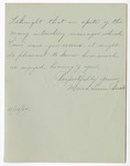 Letter: Maria Louise Brock to Paul Laurence Dunbar, Page 2 of 3 by Ohio History Connection and Maria Louise Brock