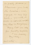 Letter: May S. Kirby (Mrs. J.A. Kirby) to Paul Laurence Dunbar, Page 3 of 3 by Ohio History Connection and May S. Kirby