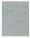 Letter: Beatrice Pendleton to Paul Laurence Dunbar, Page 2 of 2 by Ohio History Connection and Beatrice Pendleton