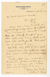 Letter: Arline E. Lewis to Paul Laurence Dunbar, Page 1 of 2 by Ohio History Connection and Arline E. Lewis