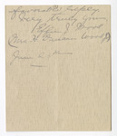 Letter: Effie J. Wood to Paul Laurence Dunbar, Page 3 of 3 by Ohio History Connection and Effie J. Wood