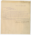 Letter: Bertha R. Comstock to Mrs. E.M. Zimmerman by Ohio History Connection and Bertha R. Comstock