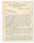 Letter: Charles A. Thatcher to Paul Laurence Dunbar, Page 1 of 3 by Ohio History Connection and Charles A. Thatcher