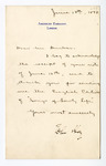 Letter: John Hay (?) to Paul Laurence Dunbar by Ohio History Connection and John Hay