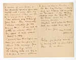 Letter: M. Forman (?) to Paul Laurence Dunbar, Page 2 and Page 3 of 3 by Ohio History Connection and M. Forman