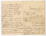 Letter: McCulloh Bicycle and Social Club to Paul Laurence Dunbar, Page 1 and Page 2 of 3 by Ohio History Connection and McCulloh Bicycle and Social Club