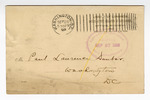 Postcard (Recto): Library of Congress Copyright Department to Paul Laurence Dunbar by Ohio History Connection and John Russell Young