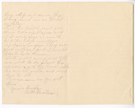 Letter: R.M. Burton (Uncle) to Paul Laurence Dunbar (Nephew), Page 2 of 2 by Ohio History Connection and Robert M. Burton