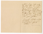 Letter: Matilda Dunbar to Paul Laurence Dunbar, Page 1 of 2 by Ohio History Connection and Matilda Dunbar