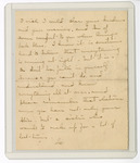Undated letter: Lu to Paul Laurence Dunbar, Page 1 of 2 by Ohio History Connection