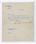 Letter: Theodore Roosevelt to Paul Laurence Dunbar by Ohio History Connection and Theodore Roosevelt