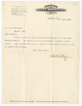 Letter: H.A. Tobey to Dr. J.T. Eskridge, Denver, Colorado by Ohio History Connection and H. A. Tobey