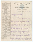 Letter: John E. Bruce, National Afro American Council, to Paul Laurence Dunbar, Page 1 of 2 by Ohio History Connection and John E. Bruce