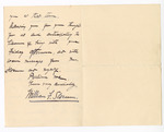 Letter: William F. Slocum to Mrs. Hendrix, Page 2 of 2 by Ohio History Connection and William F. Slocum