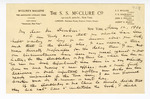 Letter: E.C. Martin of S.S. McClure Co. to Paul Laurence Dunbar, Page 1 of 2 by Ohio History Connection and E. C. Martin
