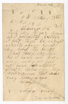 Letter: Matilda Dunbar to Paul Laurence Dunbar by Ohio History Connection and Matilda Dunbar