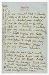 Letter on Truth Editorial Rooms Letterhead: Unknown Sender to Paul Laurence Dunbar, Page 2 of 3 by Ohio History Connection and Unknown Sender