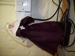Doll in Choir Sister Attire (Sleeves Down) by Clare Veronica Wyman