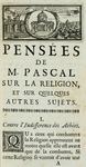 Pascal: ‘Pensées’