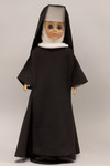 Doll wearing habit worn by Benedictine Sisters