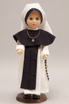 Doll wearing habit worn by Sisters of Life