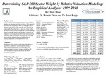 Research exercise: S&P Valuation Modeling: An Empirical Analysis 1999-2011