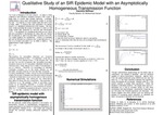 Research exercise: Qualitative Study of an SIR epidemic model with an asymptotically homogeneous transmission function