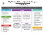 Why We Attend School: A Qualitative Retention Study at a Proprietary Higher Education Institution
