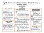 Research exercise: Effective Instructional Strategies For Use with Upper-Grade Level Struggling Readers