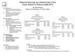 Retained Earnings as a Determinant of the Cross Section of Returns