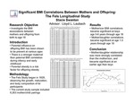 BMI Associations Between Mother and Offspring From Birth to Age 18: The Fels Longitudinal Study