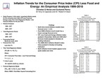 A comparison of Pre and Post 2008 inflation trends for the consumer Price Index (CPI) Less Food and Energy: An Empirical Analysis 1999-2018.