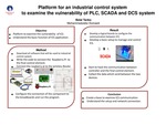 Create a platform for an industrial control system to examine the vulnerability of PLC, SCADA and DCS system:
