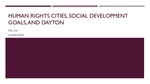 Human Rights Cities, Social Development Goals, and Dayton