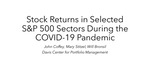 Stock Returns in Selected S&P 500 Sectors during the COVID-19 Pandemic
