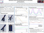 Optimization of Solar Array Positioning Actuators for Small Satellites