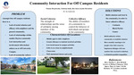 Building Social Cohesion and Collective Efficacy among Students in Off-Campus Neighborhoods