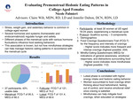 Evaluating Premenstrual Hedonic Eating Patterns in College-Aged Females