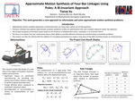 Approximate Motion Synthesis of Four-Bar Linkages Using Poles: A Bi-Invariant Approach