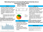 Motivating Factors in Incorporating Physical Activity Into an Individual's Daily Routine