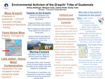 The Environmental Activism of the Q’eqchi’ Tribe of Central America