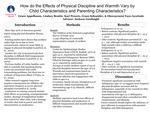 How do the effects of physical discipline and gentle parenting vary by child characteristics and/or parenting characteristics?