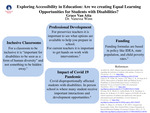 Exploring Accessibility in Education: Are we creating Equal Learning Opportunities for Students with Disabilities?